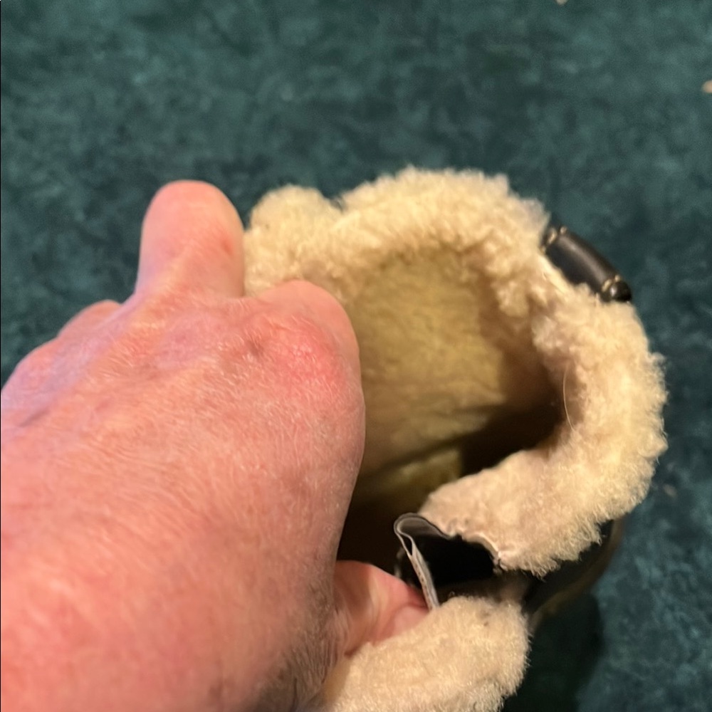 Ugg Black Shearling-Lined Boots - Picture 8 of 8